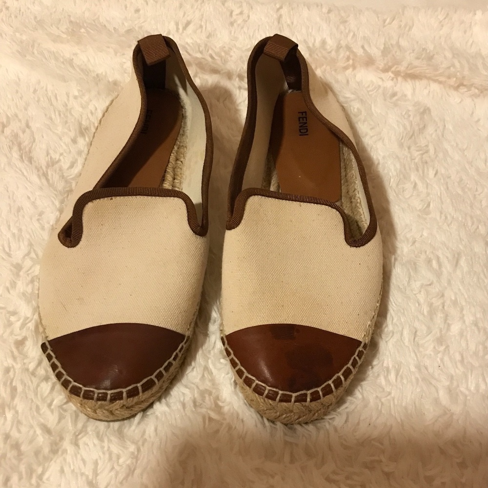FENDI  flat espadrilles